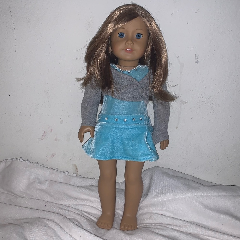 American Girl doll with accessories